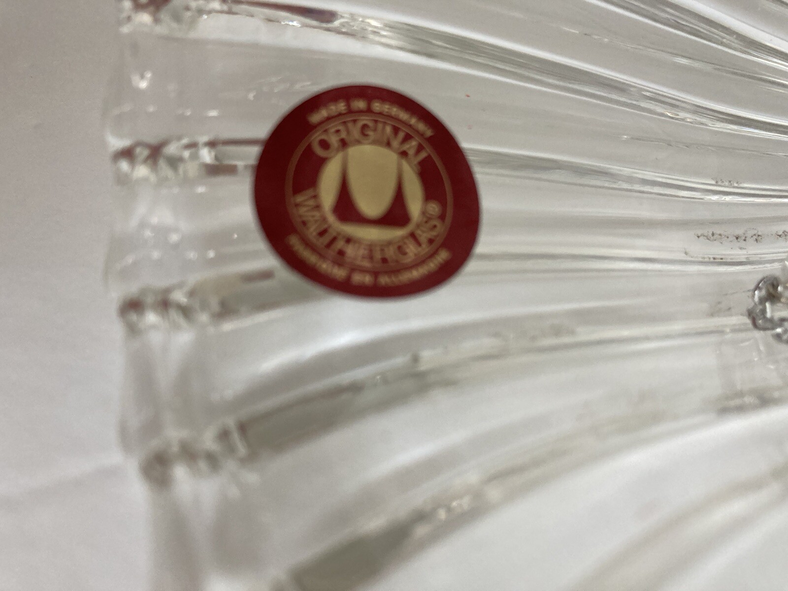 Original Walther Glas Crystal Christmas Bell – Made in Germany