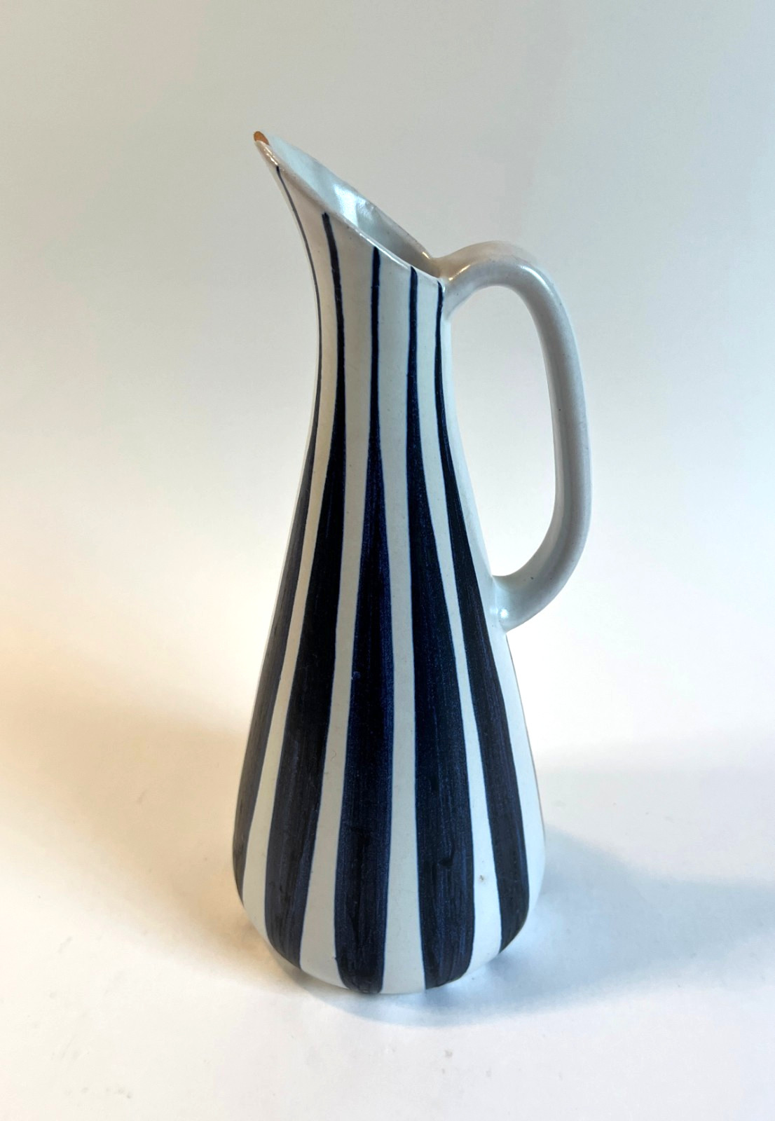 MCM Mette Doller Andersson & Johansson Hoganas Pottery Sweden Pitcher Vase