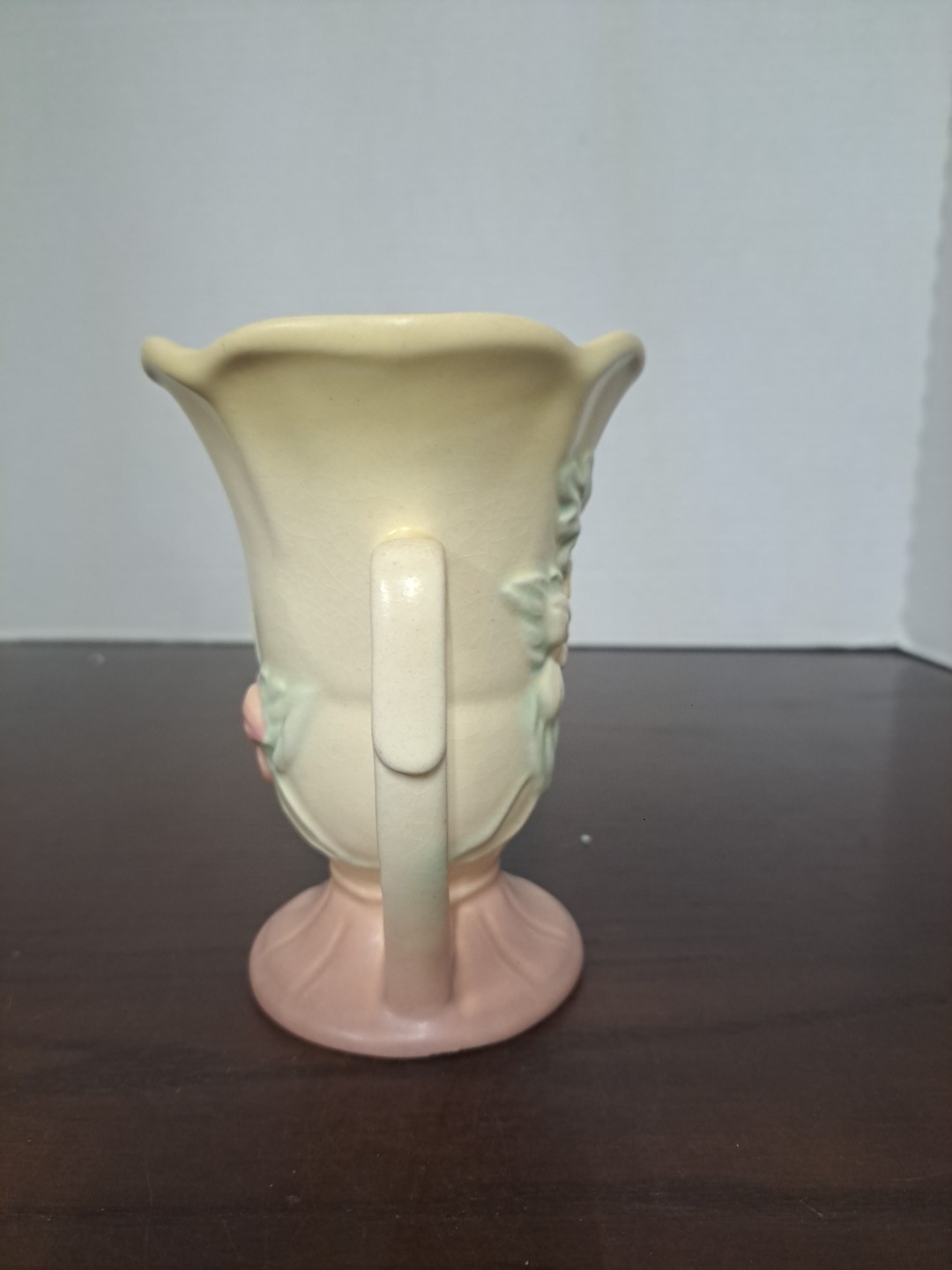 Hull Pottery Art Wildflowe Pink And Yellow Vase W-3-51/2