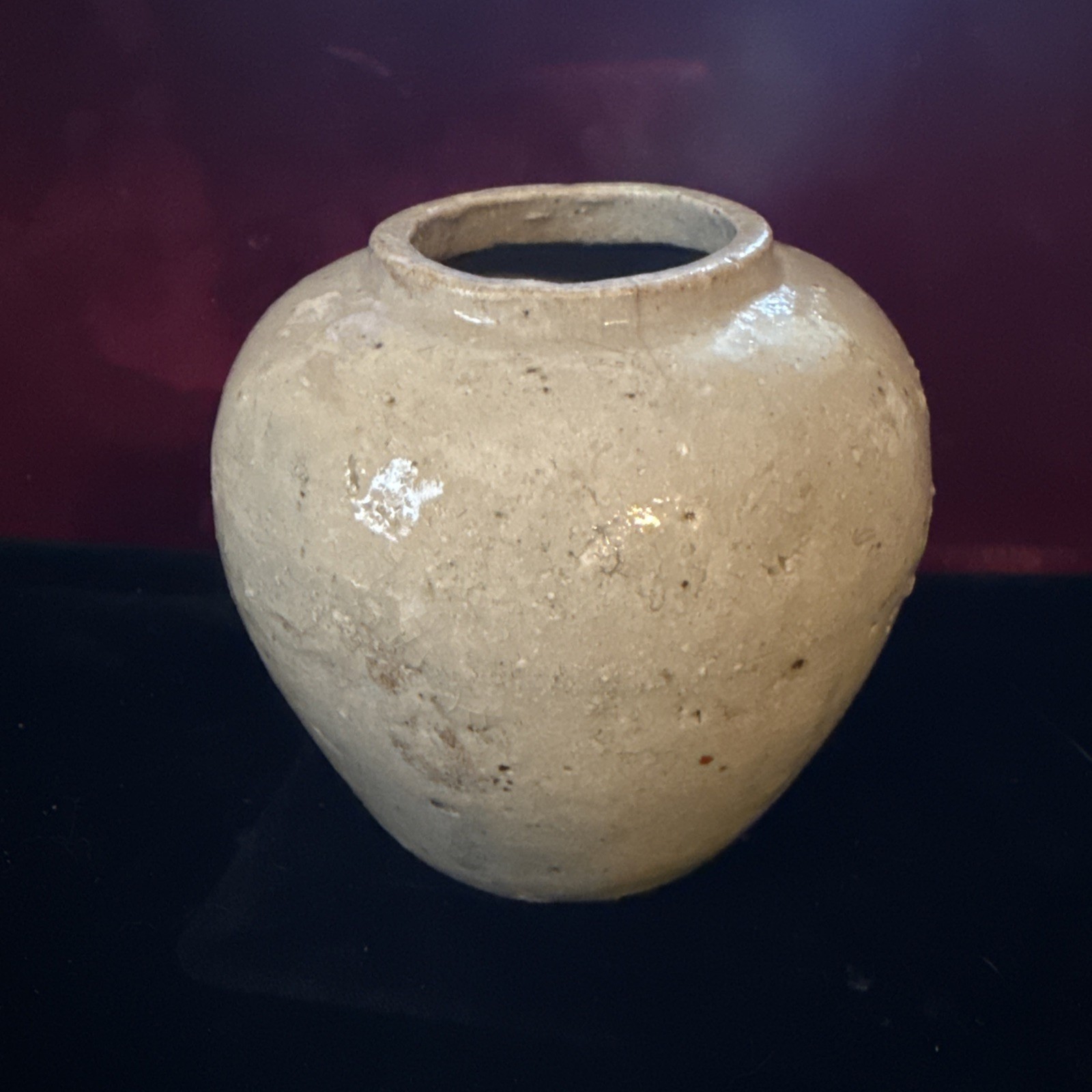 Vintage Stoneware Studio Pottery Bud Vase – Unsigned – Japan – Mid 20th Century
