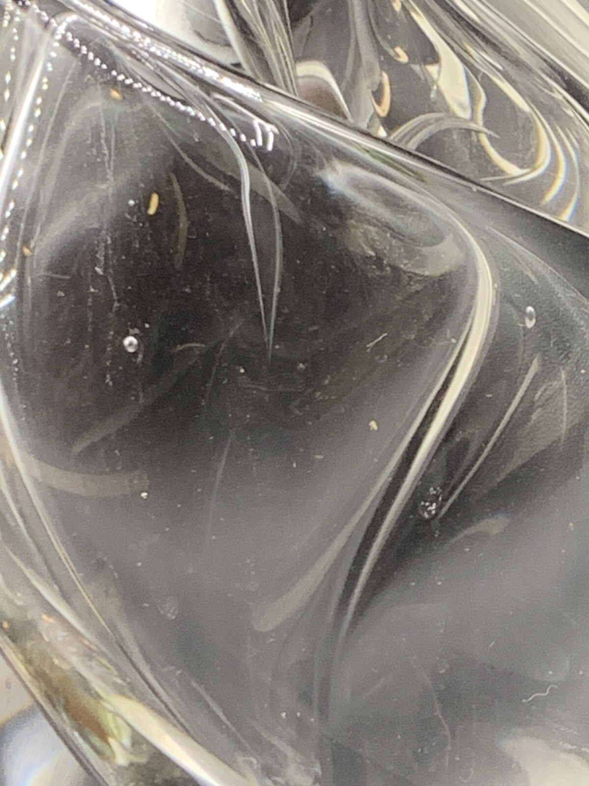 Heavy Hand Blown Art Glass Vase Jolson 08 Signed 10” 8lb 3oz