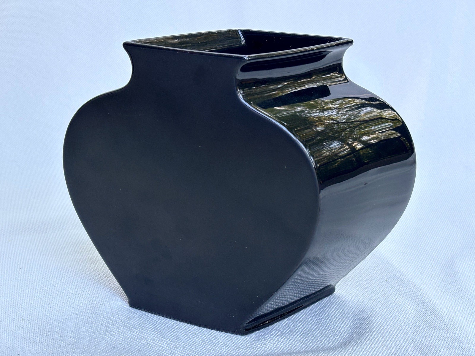 Rosenthal Studio Line Tadao Amano Modern Black Porcelain Vase