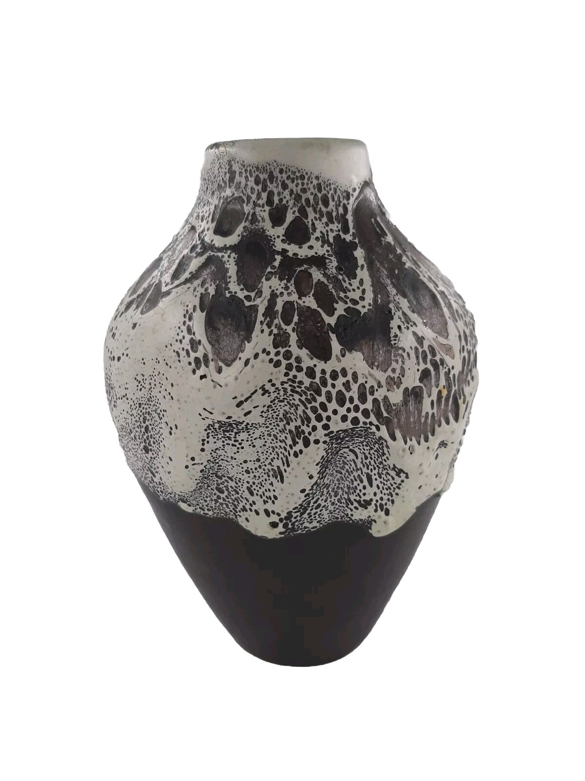 Silberdistel Vintage Fat Lava Ceramic Vase, 25 cm, 1960s