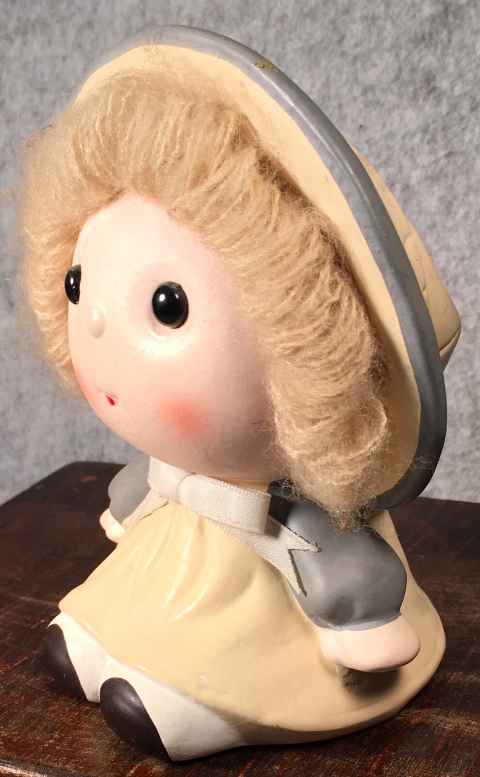 vintage CUTE NANCY PEW GIFTWARES CO Japan 2346 big eye doll head VASE planter
