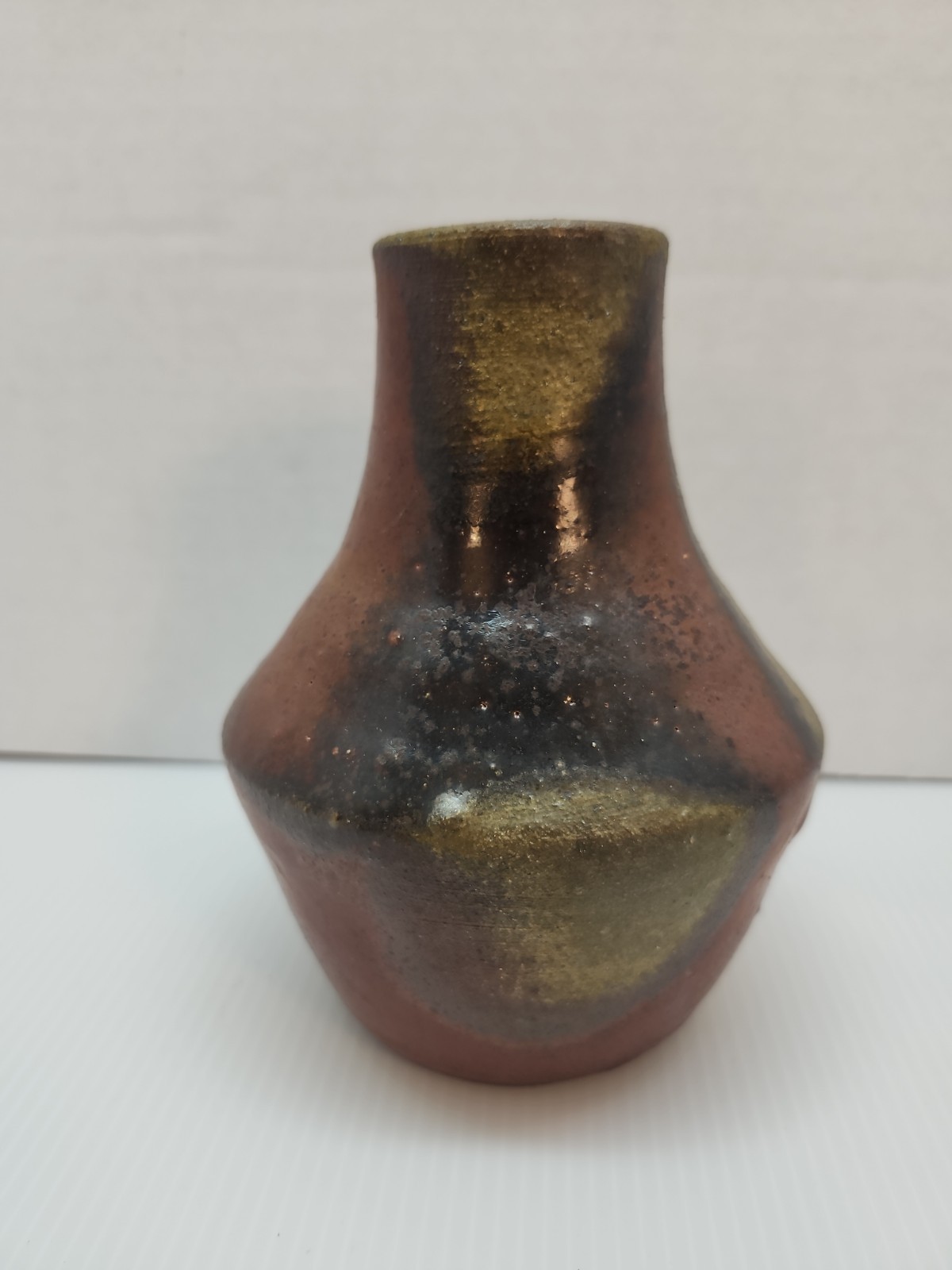 Studio Art Pottery 5.5″ Tall Raku Style