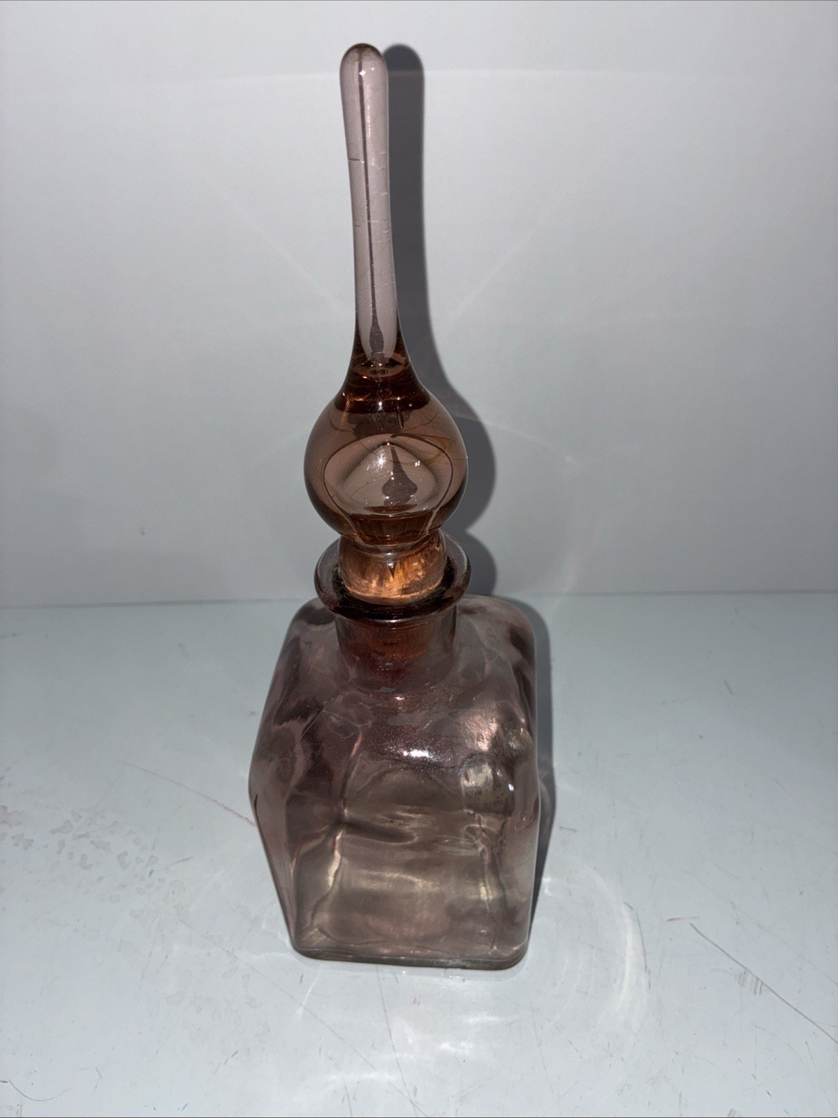Vintage Viking Bottle With Stopper 11.5” X 3.5”