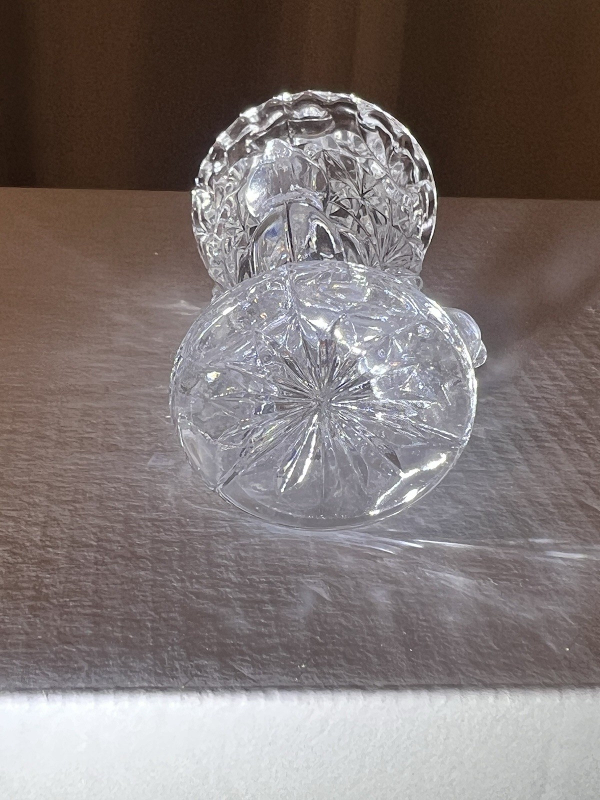 Byrdes Collection 24% Lead Crystal Mini Bird Vase 3” Bavaria Germany with Box