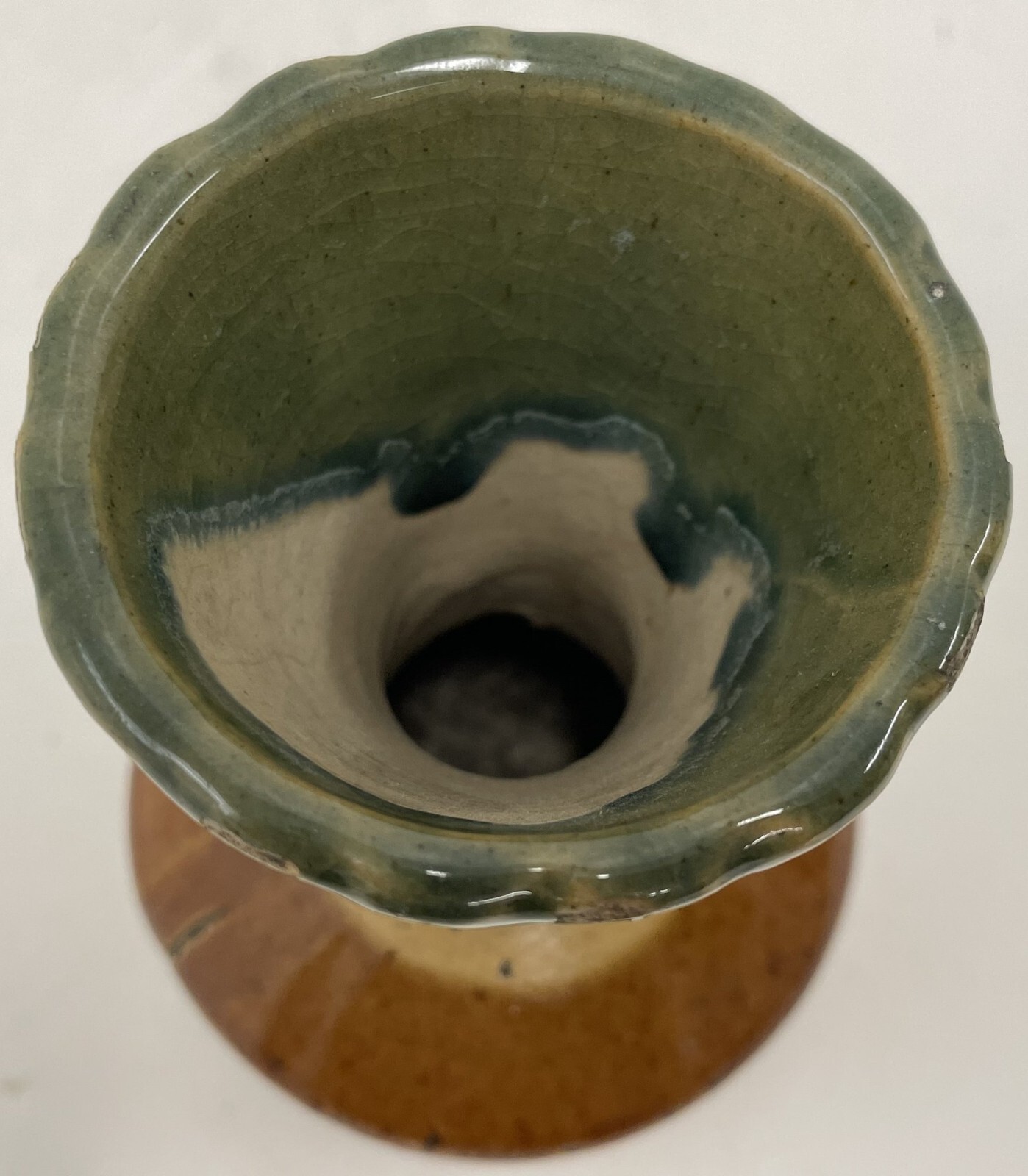 Antique Brantford Canada Pottery Stoneware Vase 5 3/4″ Height