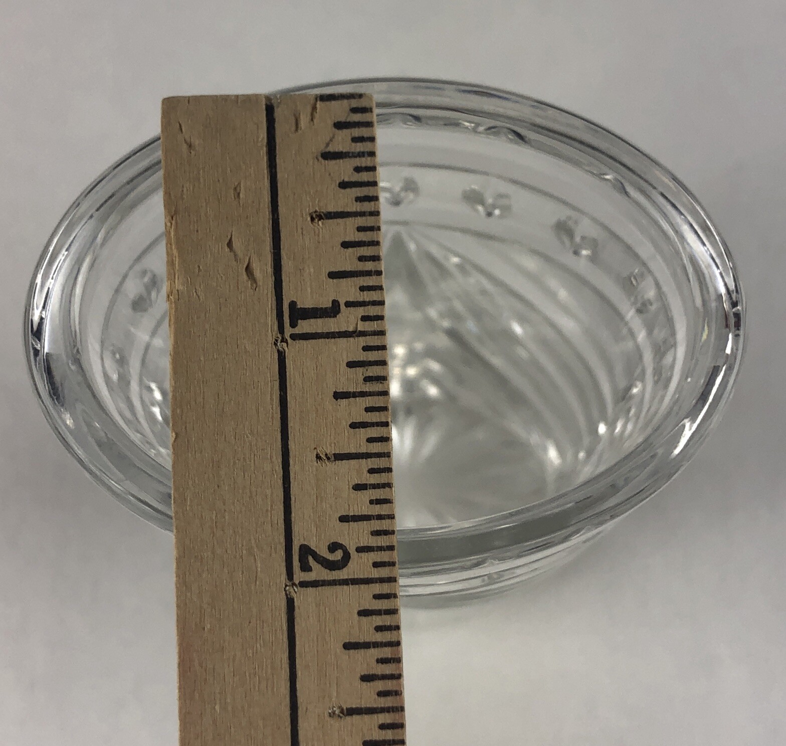 Waterford OVERTIRE Vase Crystal Glass Oval Cut 6 Inches Tall Signed Small