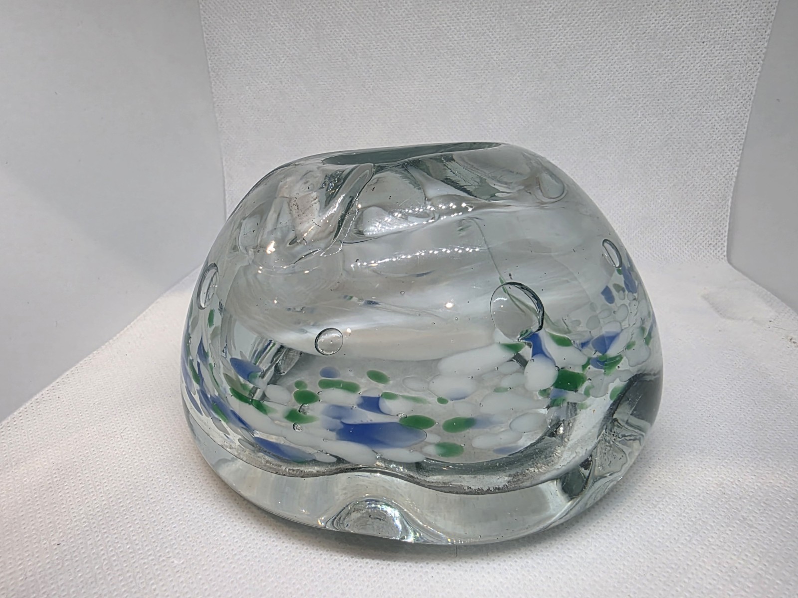 Vintage Murano? Style Art Glass Blown Bowl/Ashtray *SEE PHOTOS/DESCRIPTION*