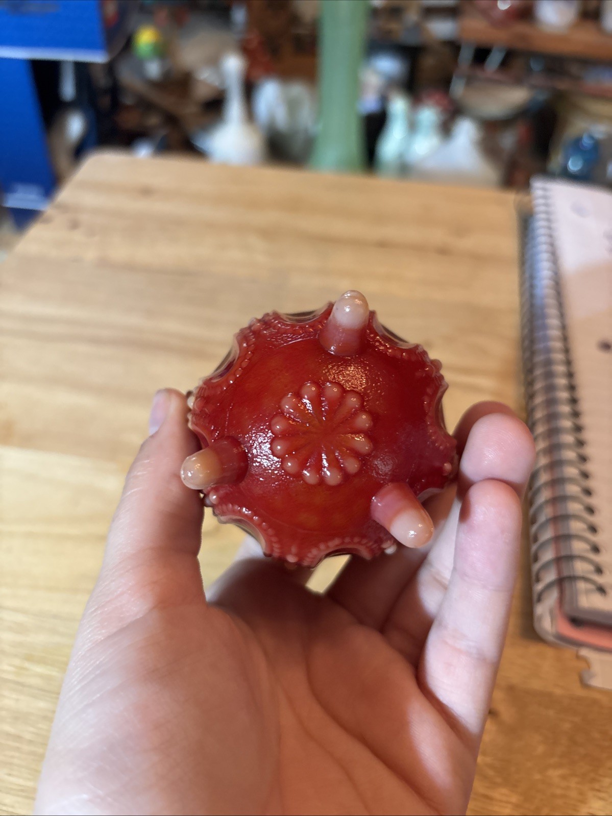 Degenhart Gypsy Pot Red Slag