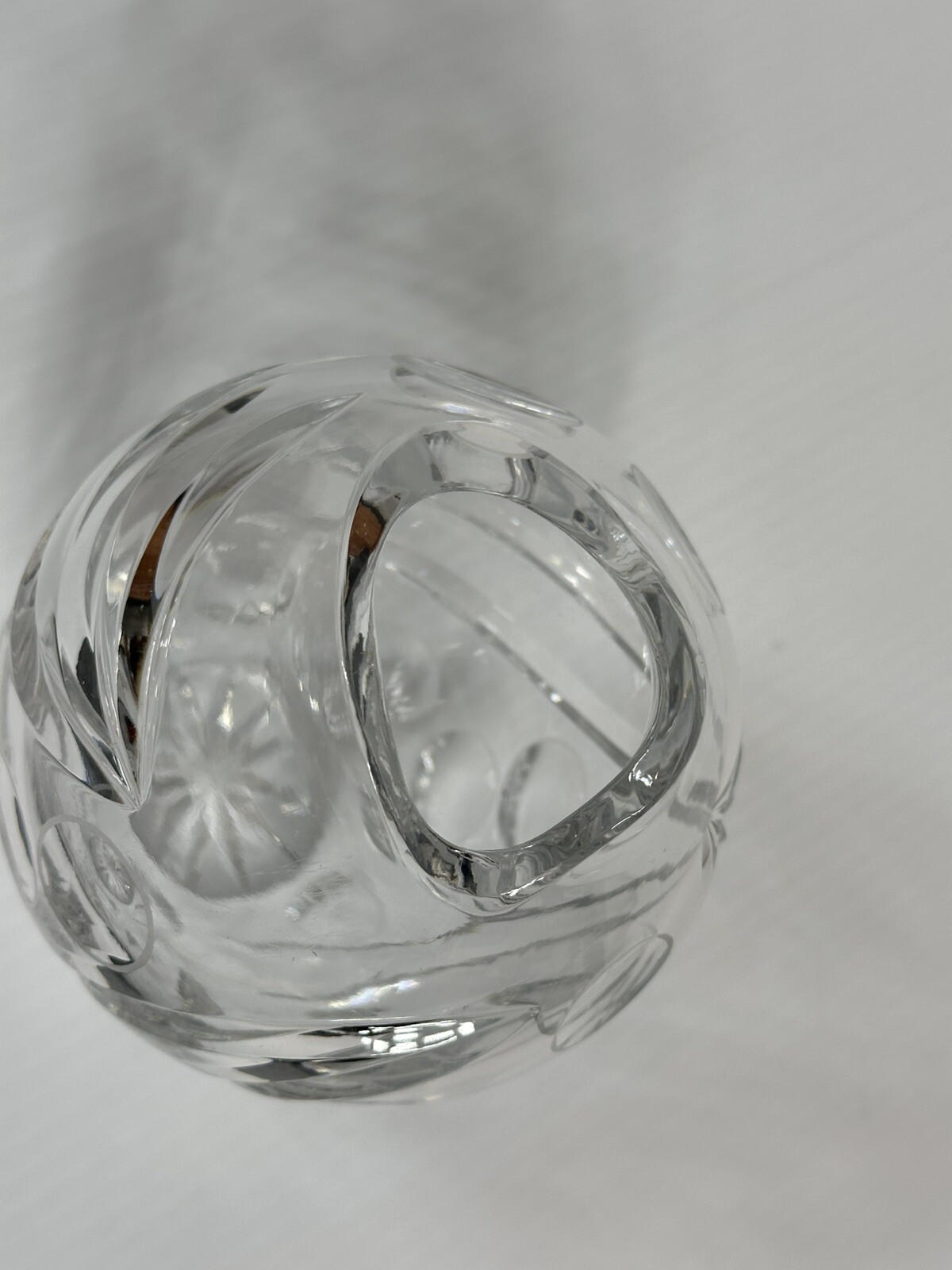 Vintage WMF Crystal Fish Vase Erich Jachmann 1960’s Mid Century Modern