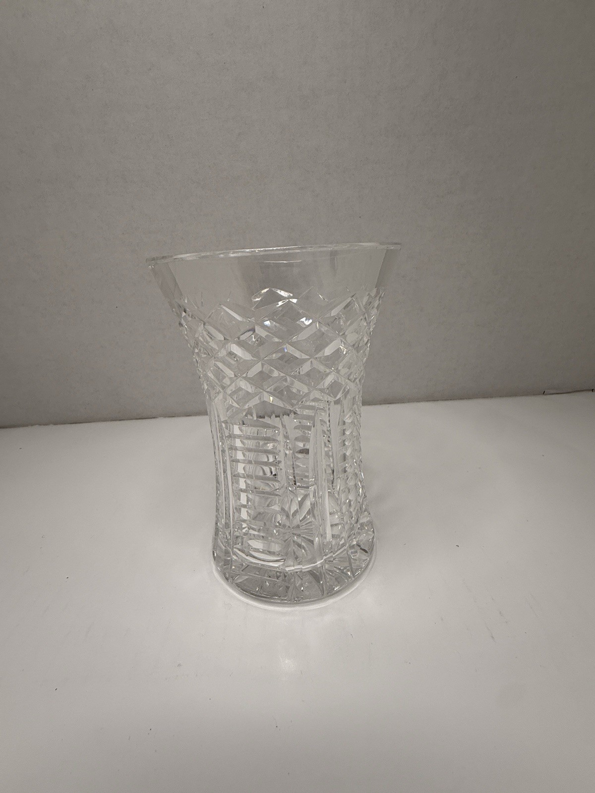 Waterford Alana Crystal Vase 6 1/8 tall
