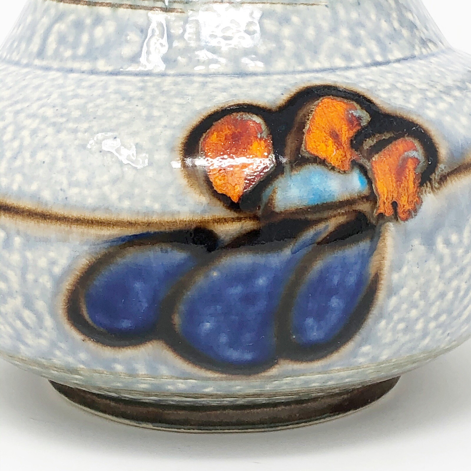 Uebelacker Keramik Vase 1808 / 20 8″ Fat Lava Vintage West German Art Pottery