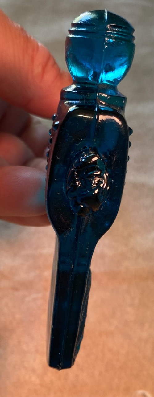 Boyd Glass Tomahawk Hatchet Blue Small Axe Native American Indian Chief