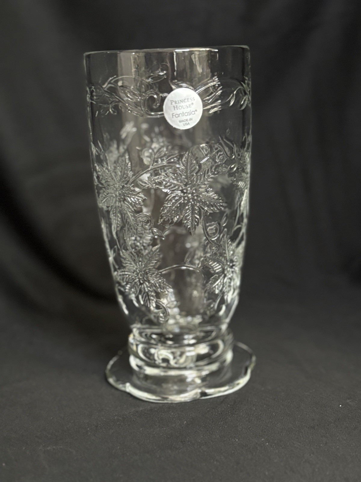 Princess House Fantasia Vase 6in Tall x2.5in Wide