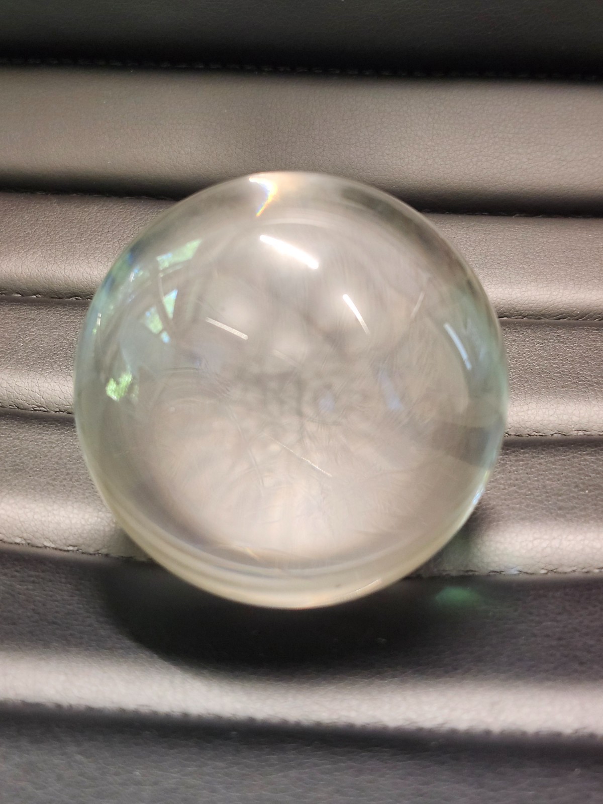 80mm Clear Glass Gazing Ball by Rainbow Turtle