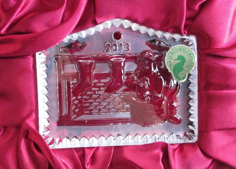 Waterford Crystal 2013 Twas the Night Collection Christmas Santa Ornament NIB