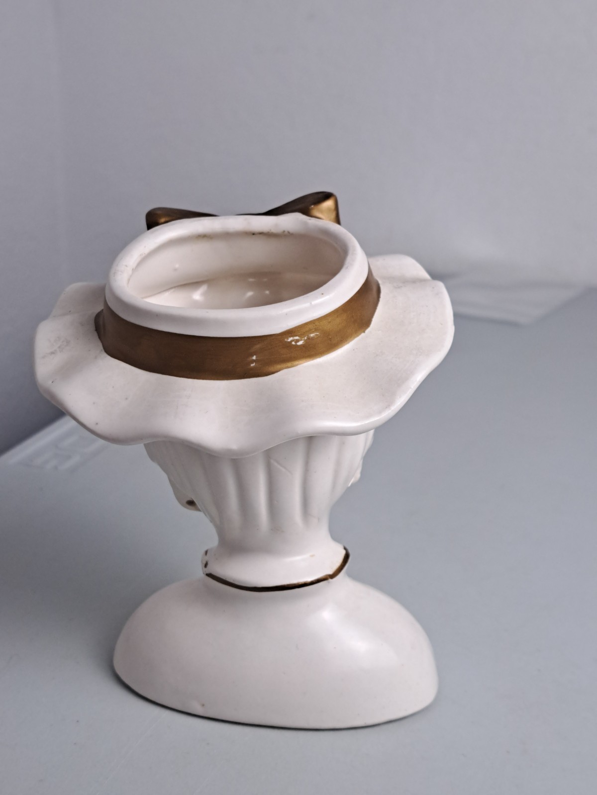 VTG. 1950’s Lady Head Vase Ceramic Collectible Japan- NO EARRINGS