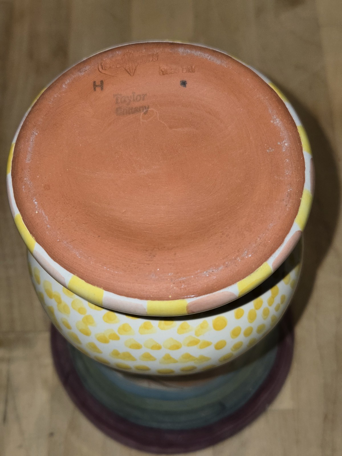 Mackenzie Childs Taylor Brittany Vase 1983
