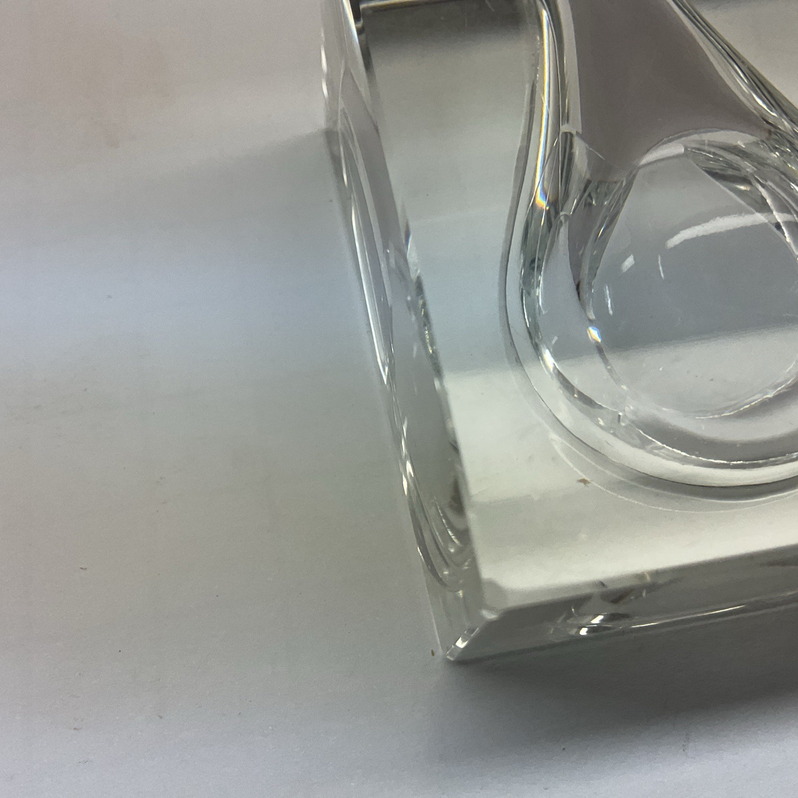 Vintage Colony Clear Acrylic? Four Pipe Holder Rest Tray