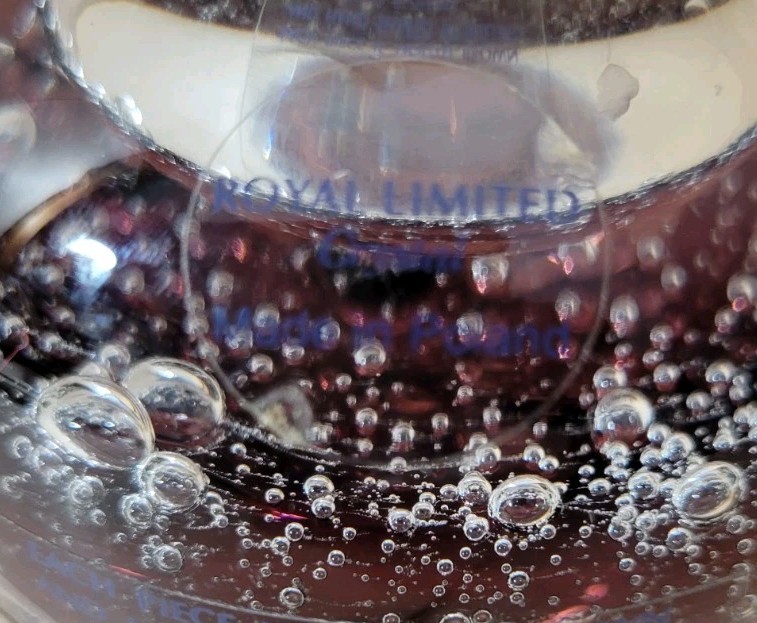 Hand Blown Purple Art Glass Royal Limited Crystal Poland Votive Candle Holder
