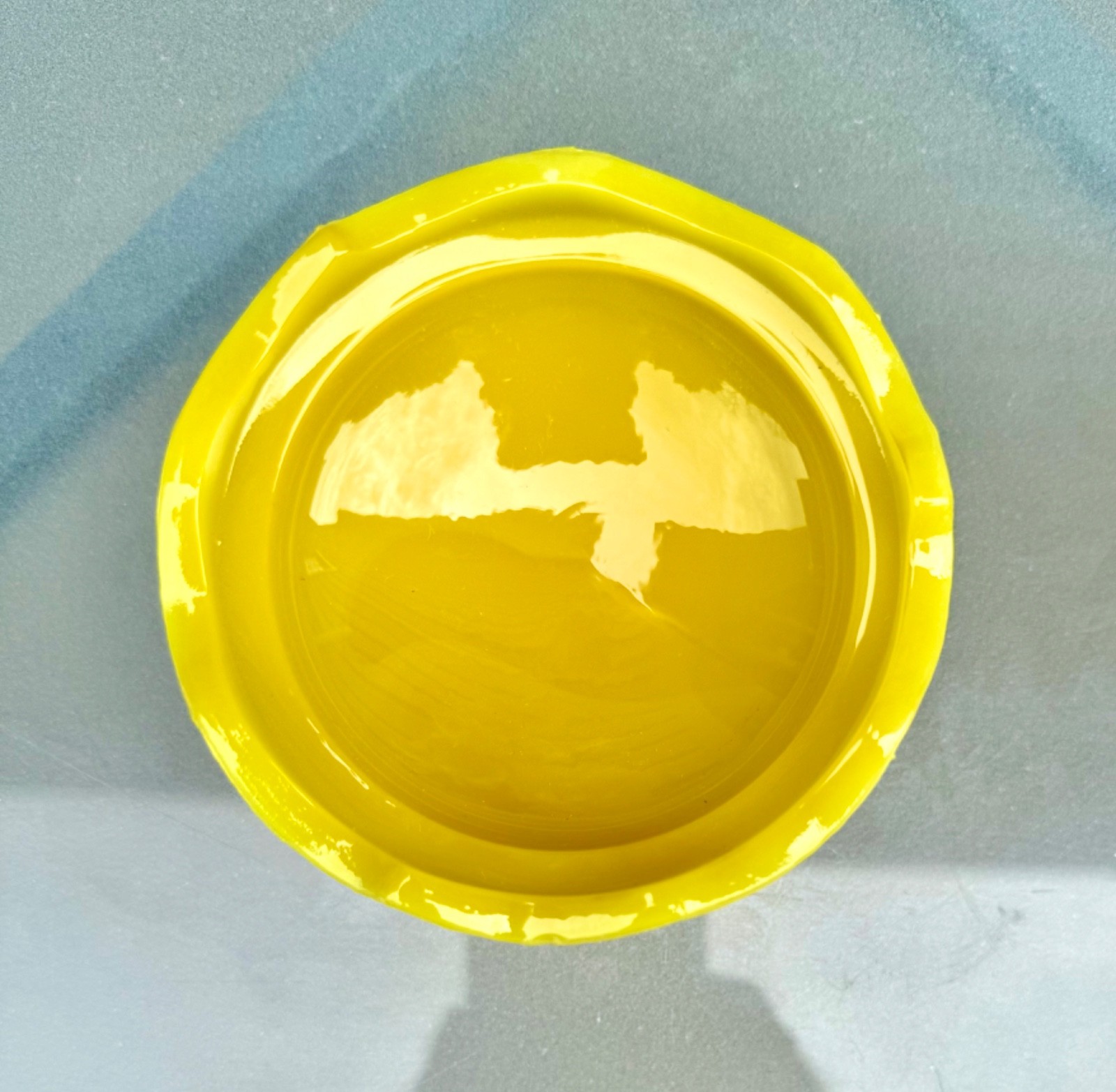 Fenton/WV Glass **DANDELION YELLOW ATLANTIS KOI FISH FAIRY LIGHT**2026