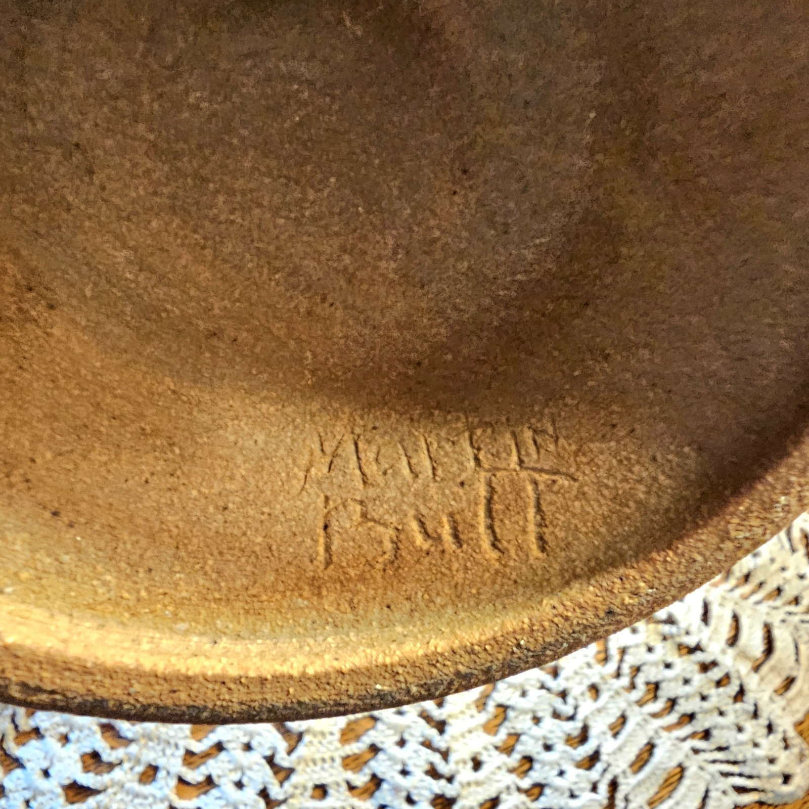 Large Martin Butt Signed Studio Art Pottery Lidded Jar, 11″ x 7″ Stoneware…