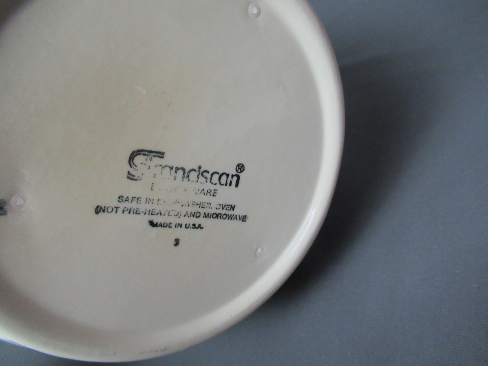 Franciscan Ware Vintage Large Jar Vase Utensil Holder – Apple – Calif USA c6 pp