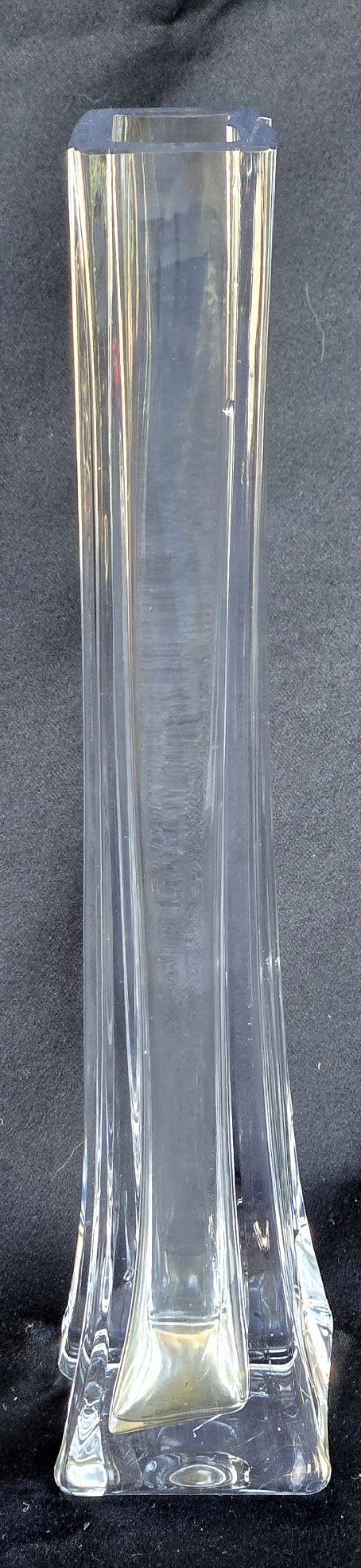 Vintage Daum France Soliflore Crystal Vase 11″ height Signed