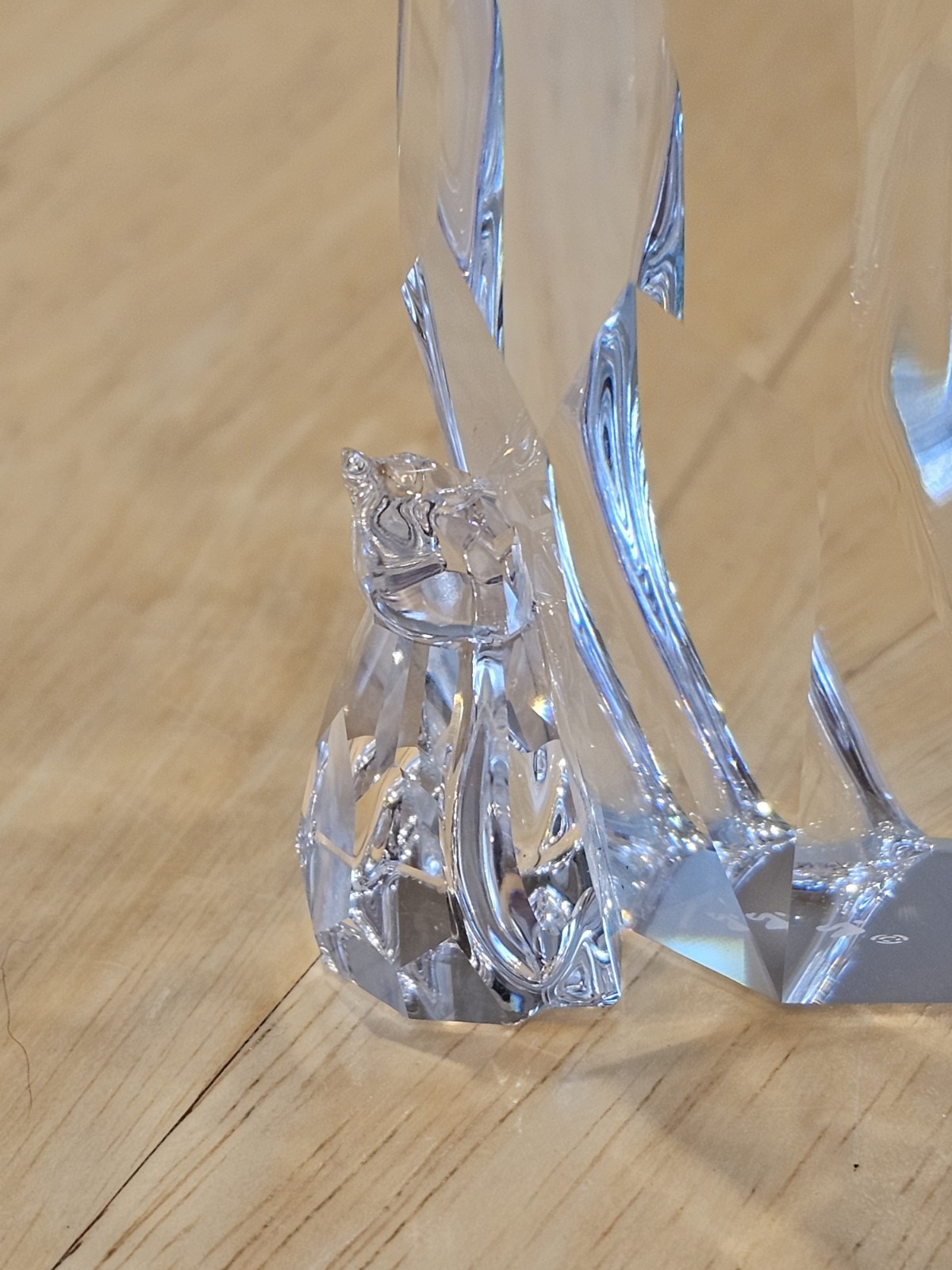 EUC Swarovski Crystal Penguin Mother & Baby — 627067