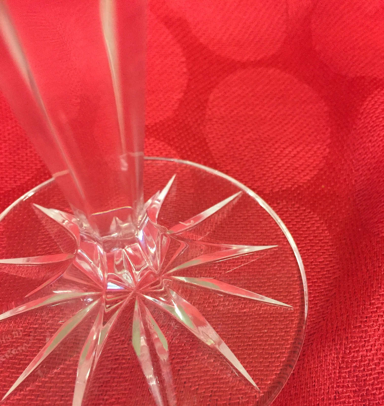Marquis By Waterford 6” tall Crystal pair Candle Stick Holders 2, Signed