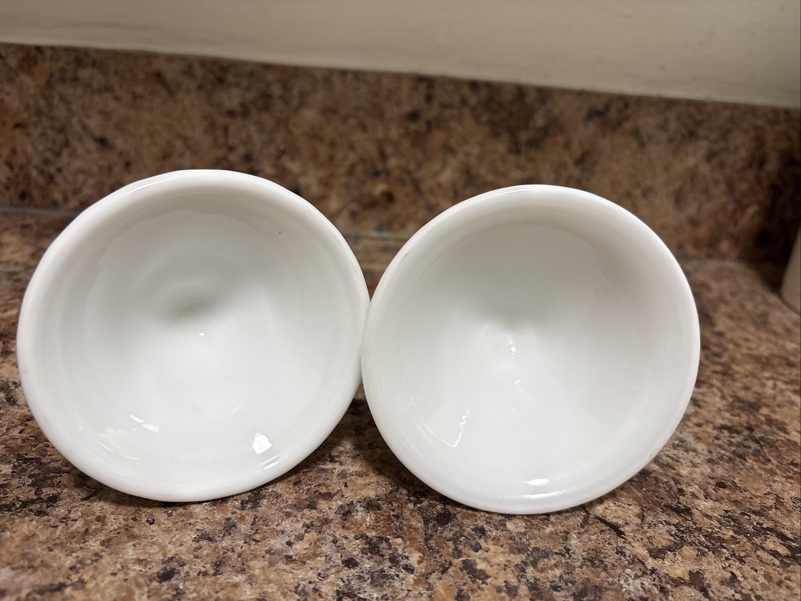 Vintage Fenton White Milk Glass Hobnail Candle Holders Pair