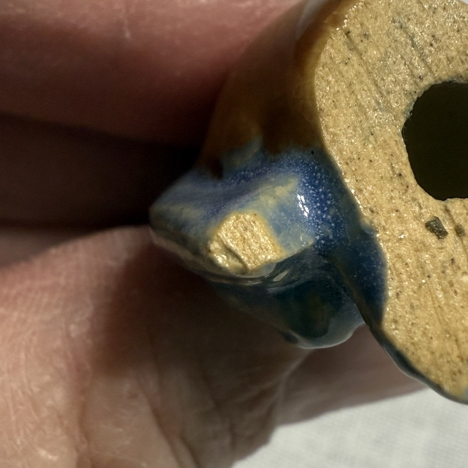 Vintage Rosemeade Mini Miniature Bluebird Figurine 1.25” tall RARE
