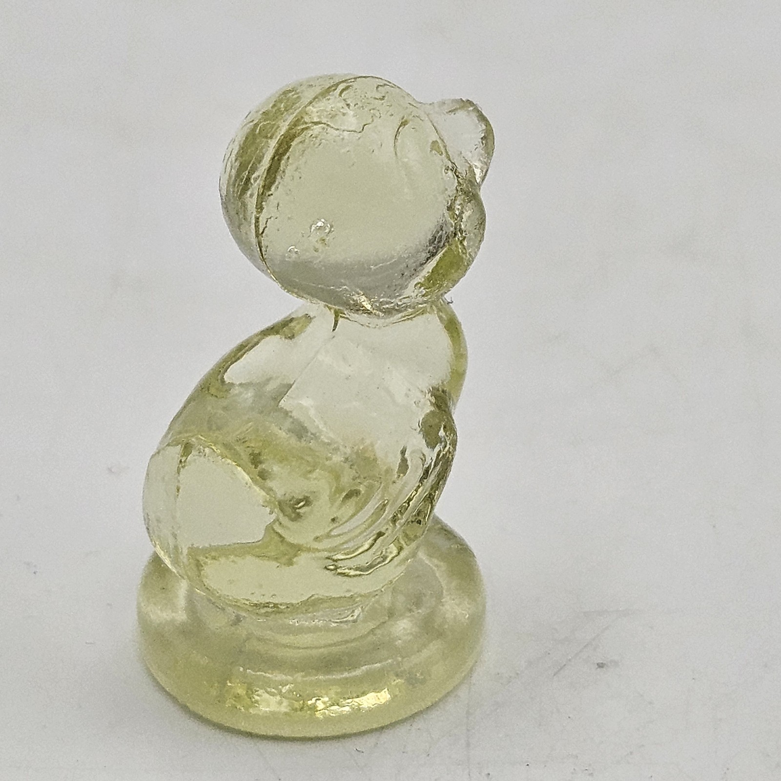 Boyds Glass ~ Debbie Duck Duckling ~ Cornsilk or Light Yellow