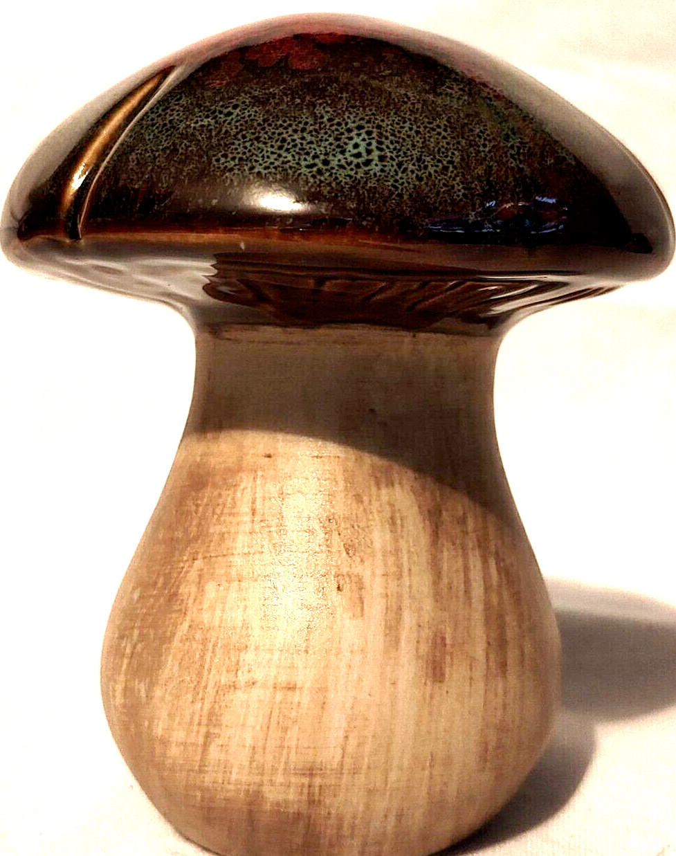 Ceramic Mushroom – 5″ Enchanting Figure – Spring Decor – Magical Charm