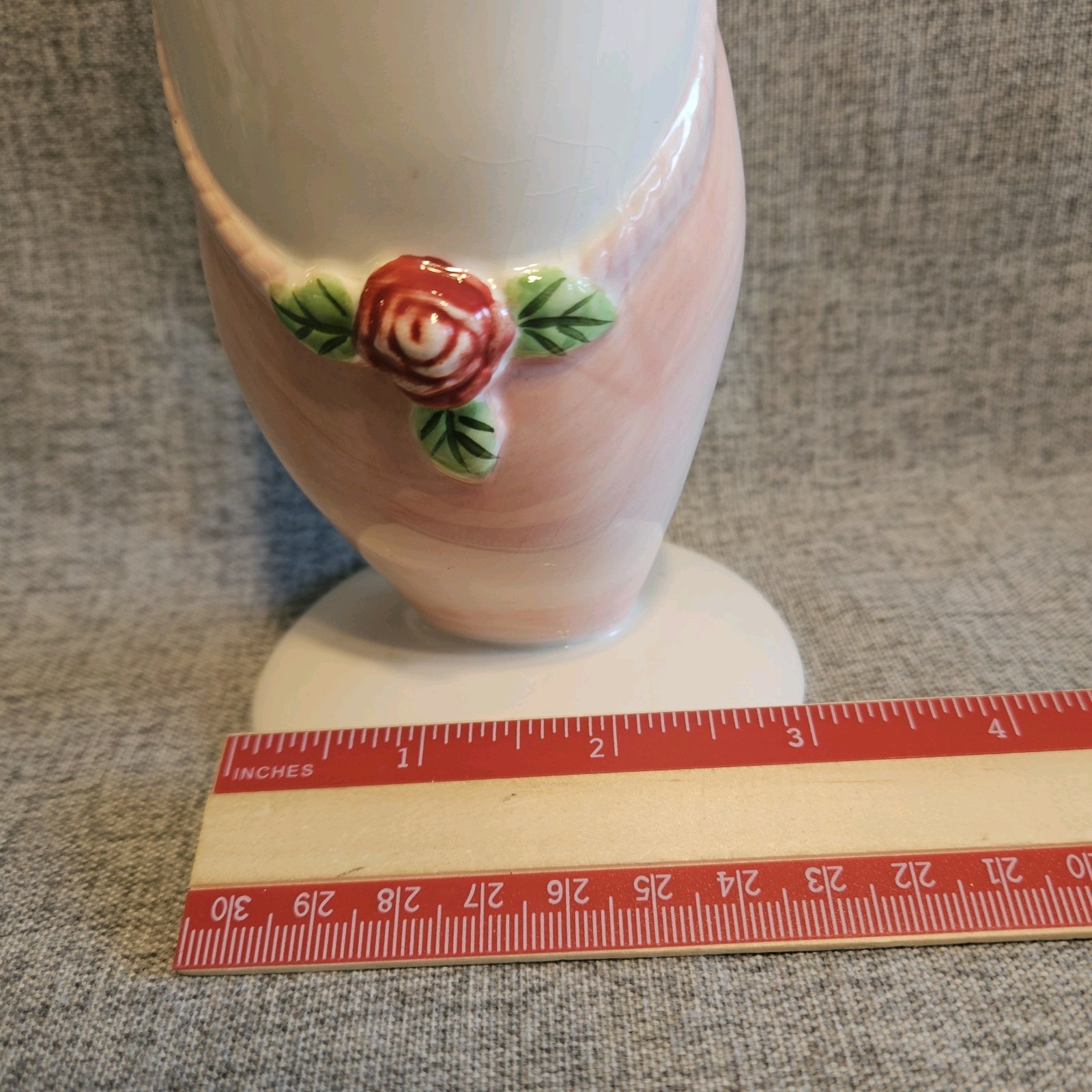 Ballerina Slipper Porcelain Vase Burton & Burton Pink Ballet Shoes READ