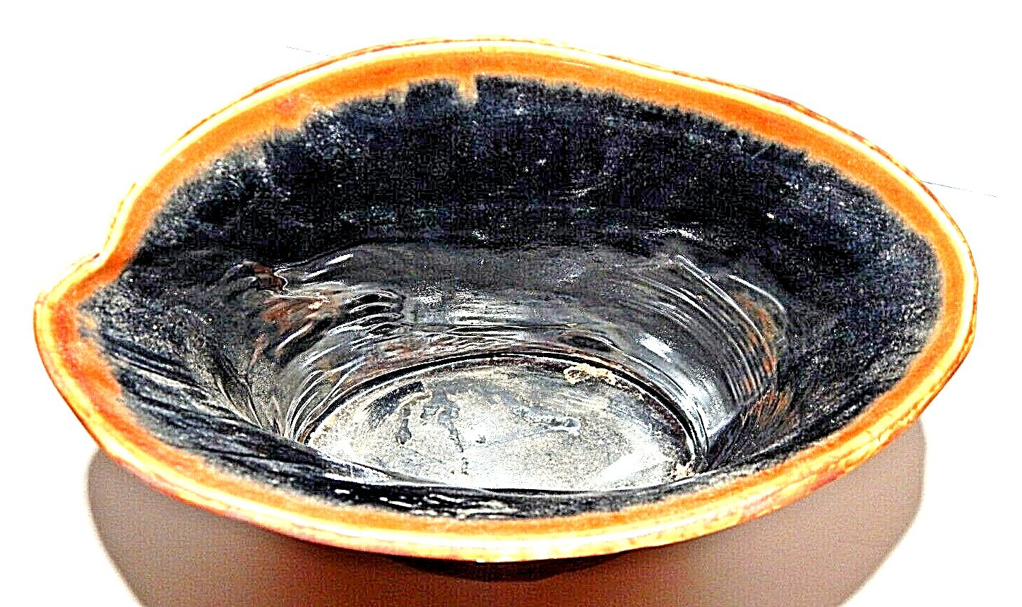 Vintage Bertil Vallien for Rorstrand Sweden “Terra” Brown Large 9″ Ceramic Vase