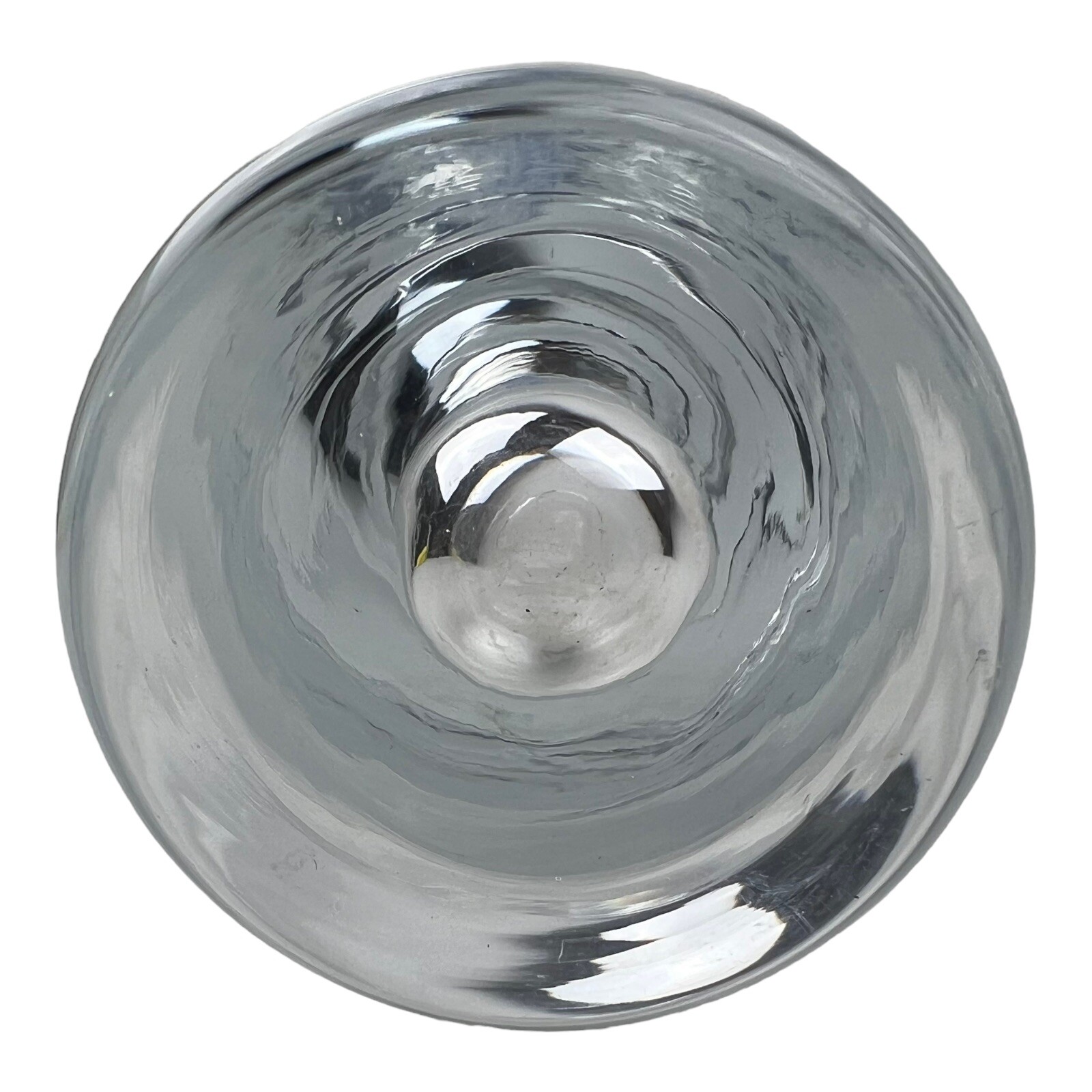 Handcrafted Clear Crystalery Vase 7.5″ Heavy Weighted Bottom Made in Turkey