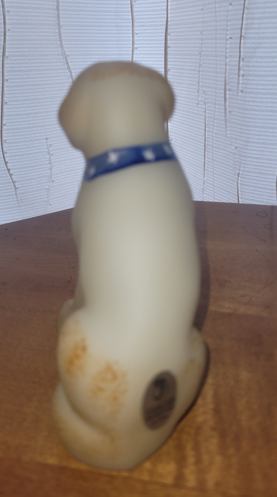 Fenton Opal Satin Yankee Doodle HP Dog, Cat Mouse Signed and Numbered Ebay Logo