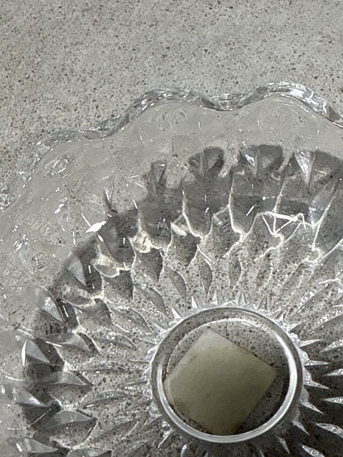 Mikasa Liberty Clear Glass Covered Box 3 1/2