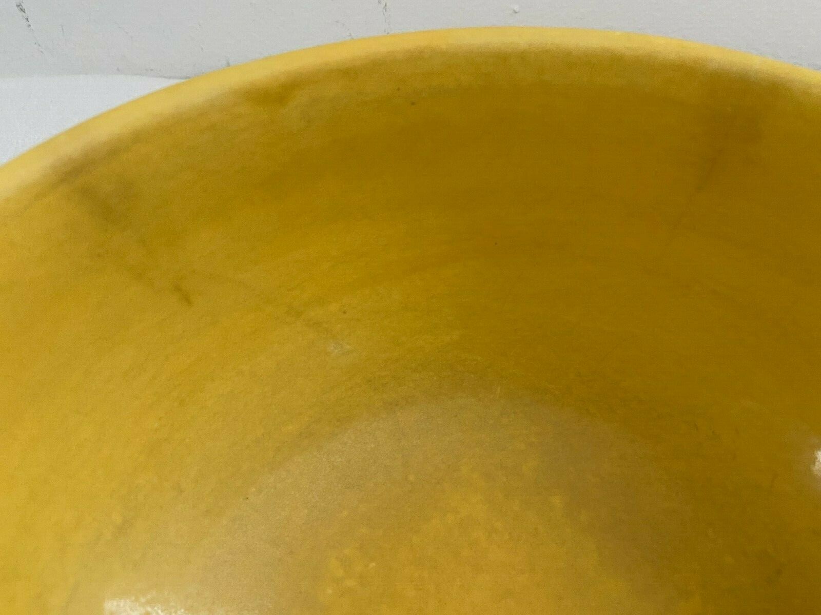 Antique RED WING Yellow Ribbed Mixing Bowl 7 3/4″ Diameter 3 1/2″ Deep