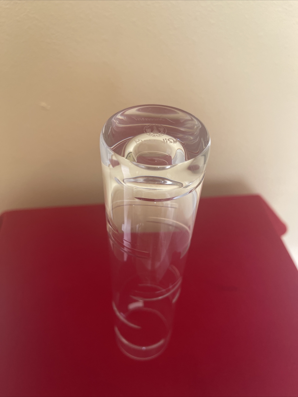 ARIK LEVY BACCARAT INTANGIBLE HORIZON VASE 8.5”