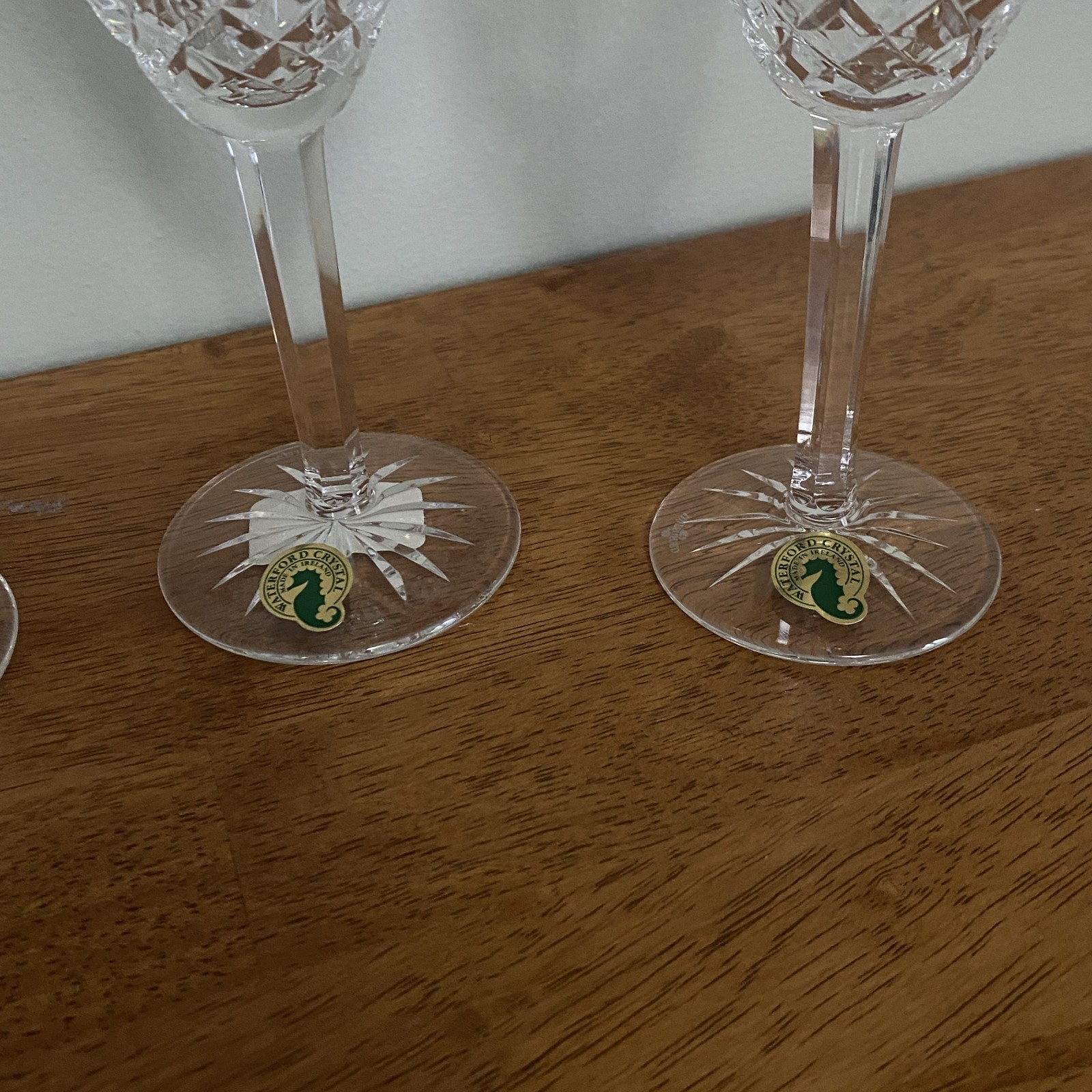 Waterford Crystal Araglin Claret Wine Glasses Goblets Set of 4 Lead Crystal New