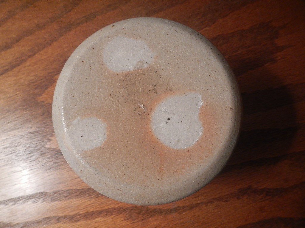 Salmon Falls Pottery Rocking Horse Salt Glazed Crock ~ 4.5″ Tall ~ 1991