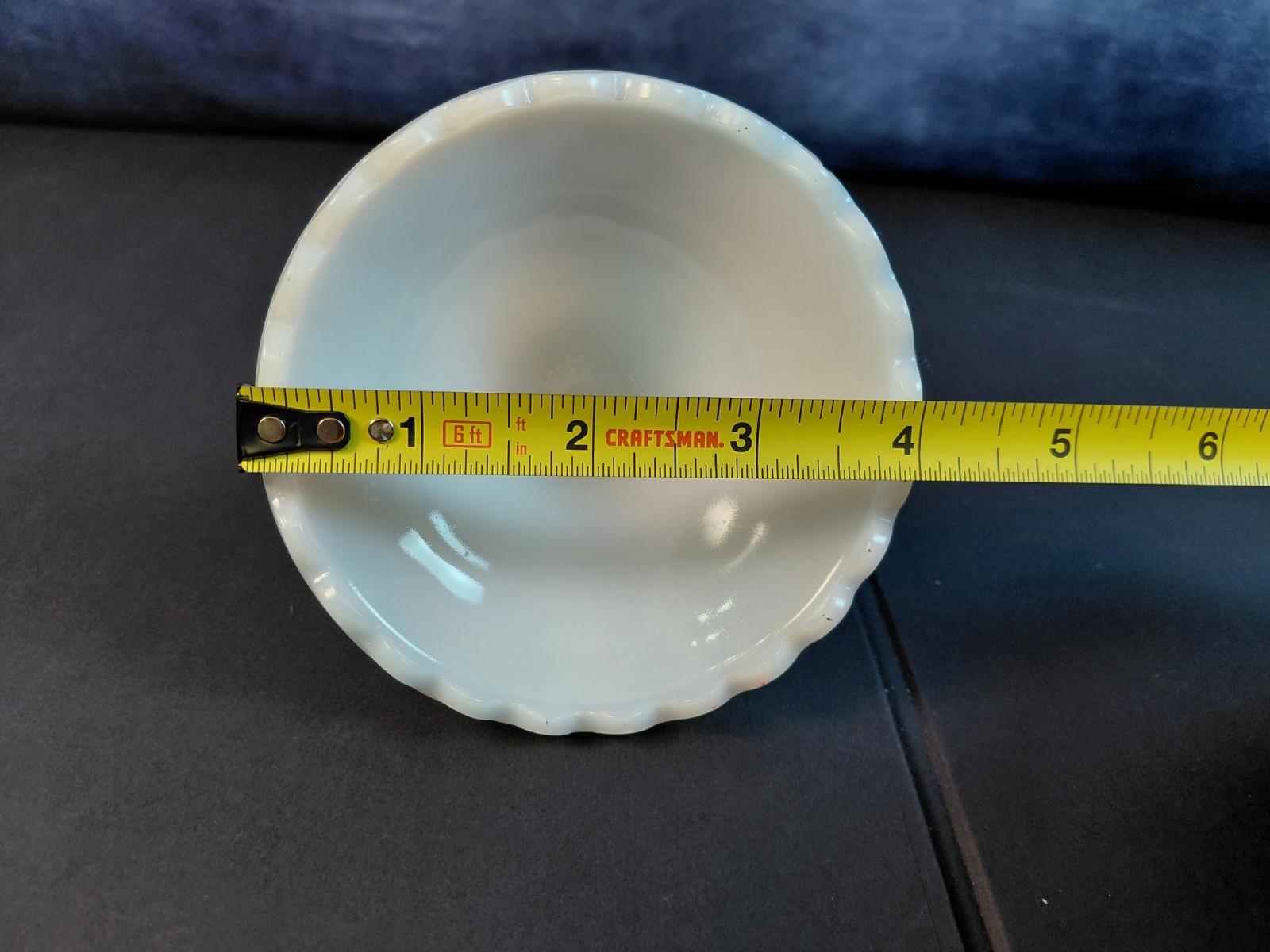 Milk glass candle stick holders (2), excellent condition
