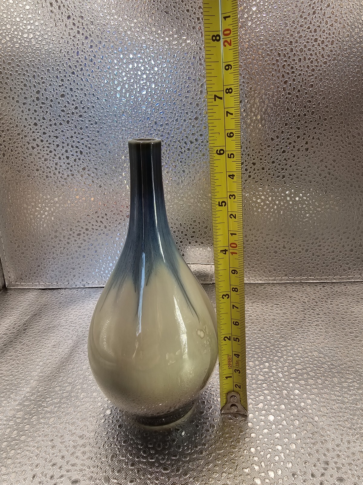 Mid century boho style Studio art small ceramic bud vase