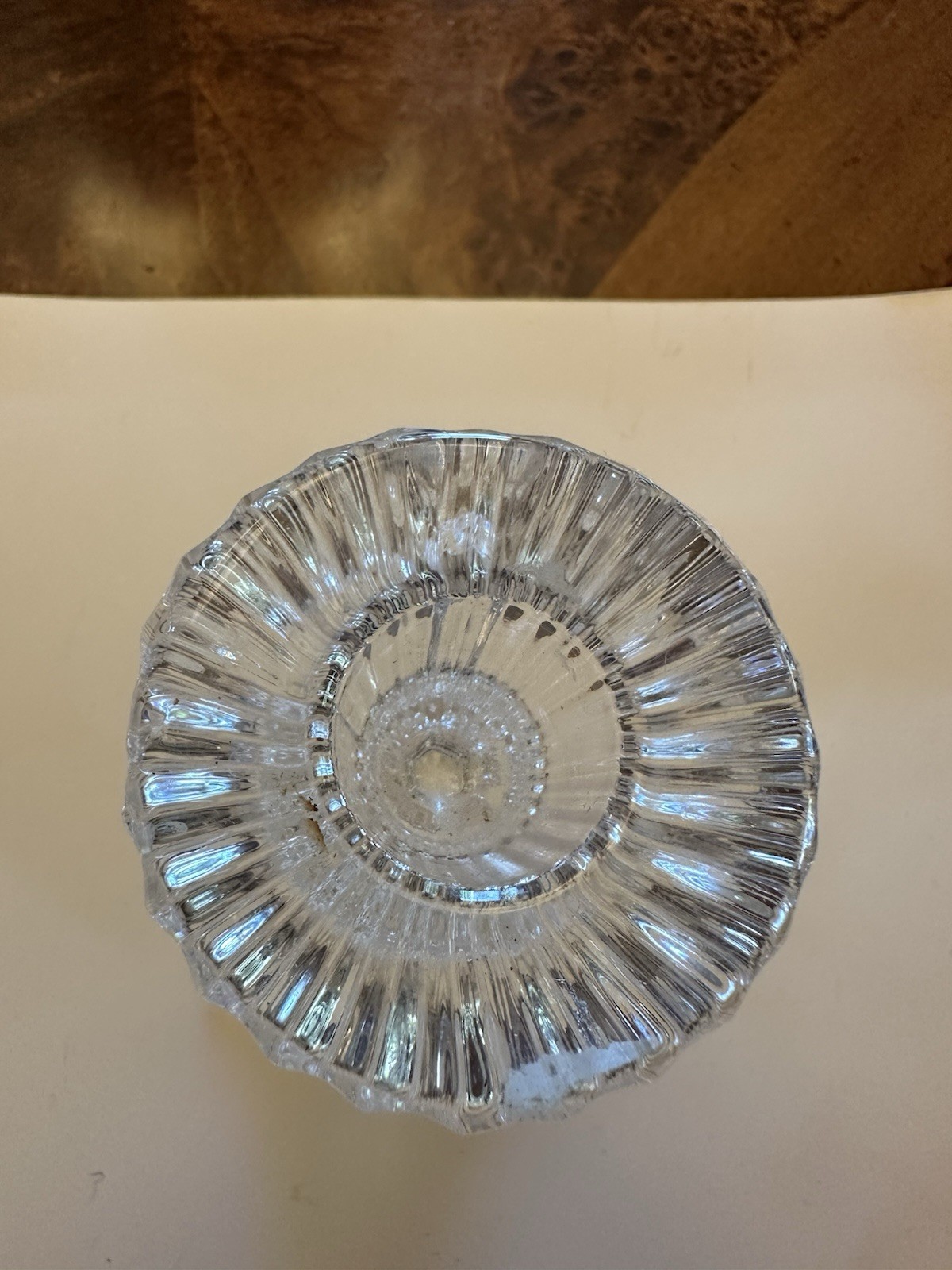 WATERFORD CRYSTAL CHATHAM CANDLESTICK CANDLE HOLDER 5” TALL HEXAGON BASE SIGNED