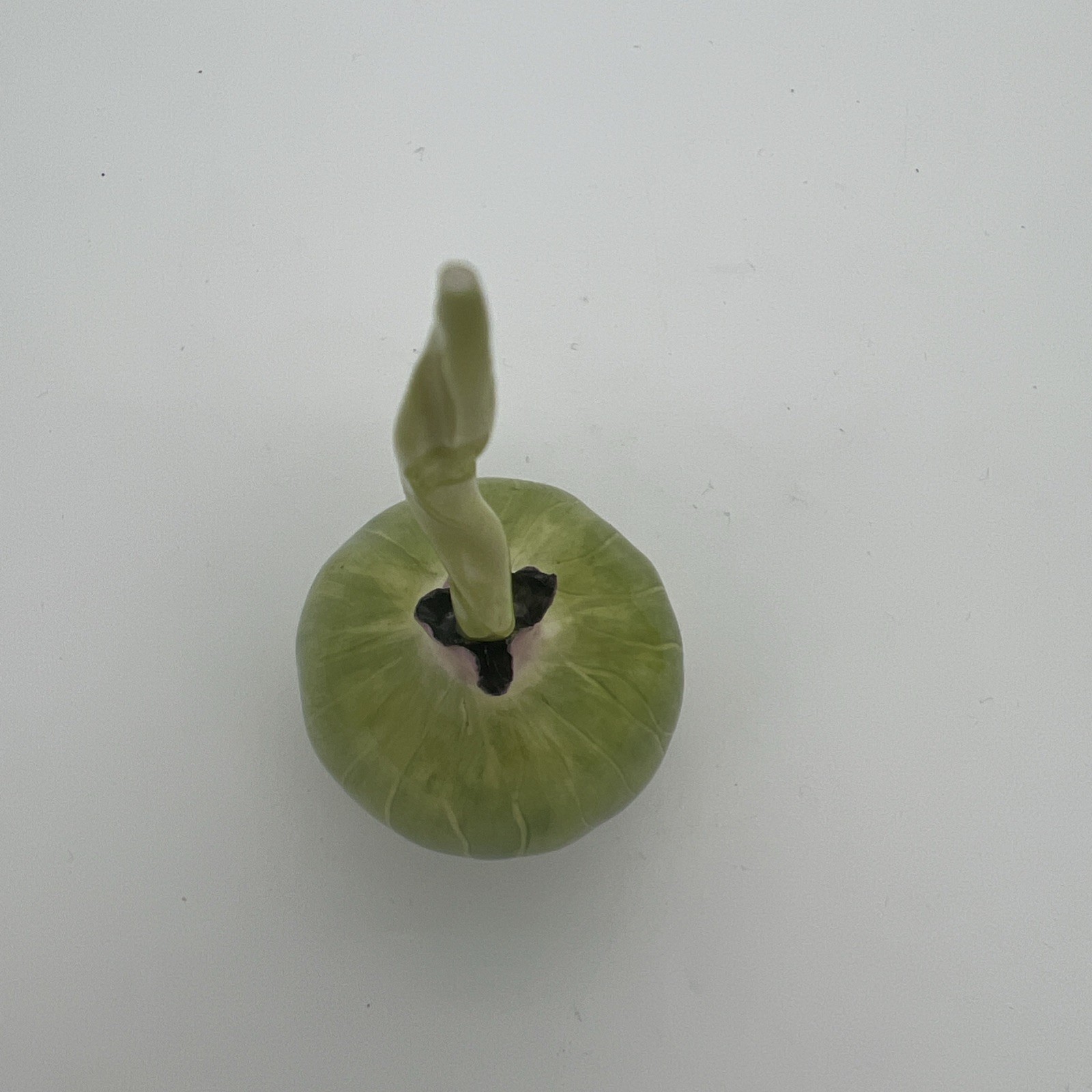 VTG Katherine Houston KHO Porcelain 1993 & 1995 Hand-Painted Onions w Stems (2)