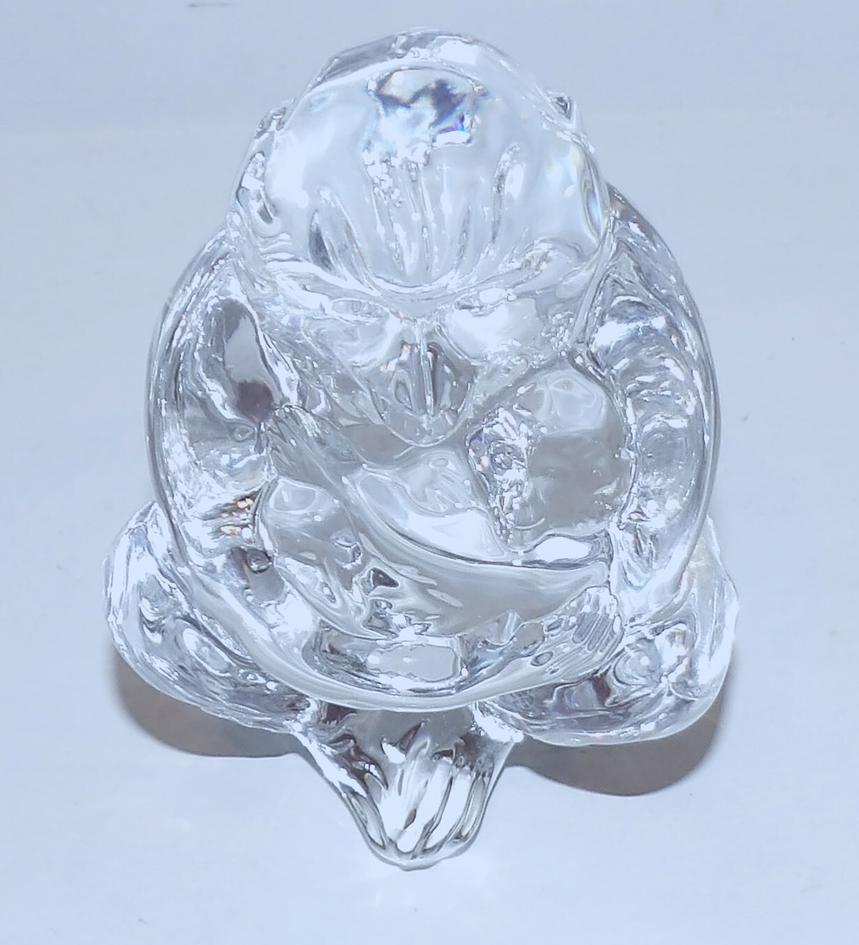 EXQUISITE WATERFORD CRYSTAL MONKEY WITH BABY 4 1/8″ FIGURINE/SCULPTURE IN BOX